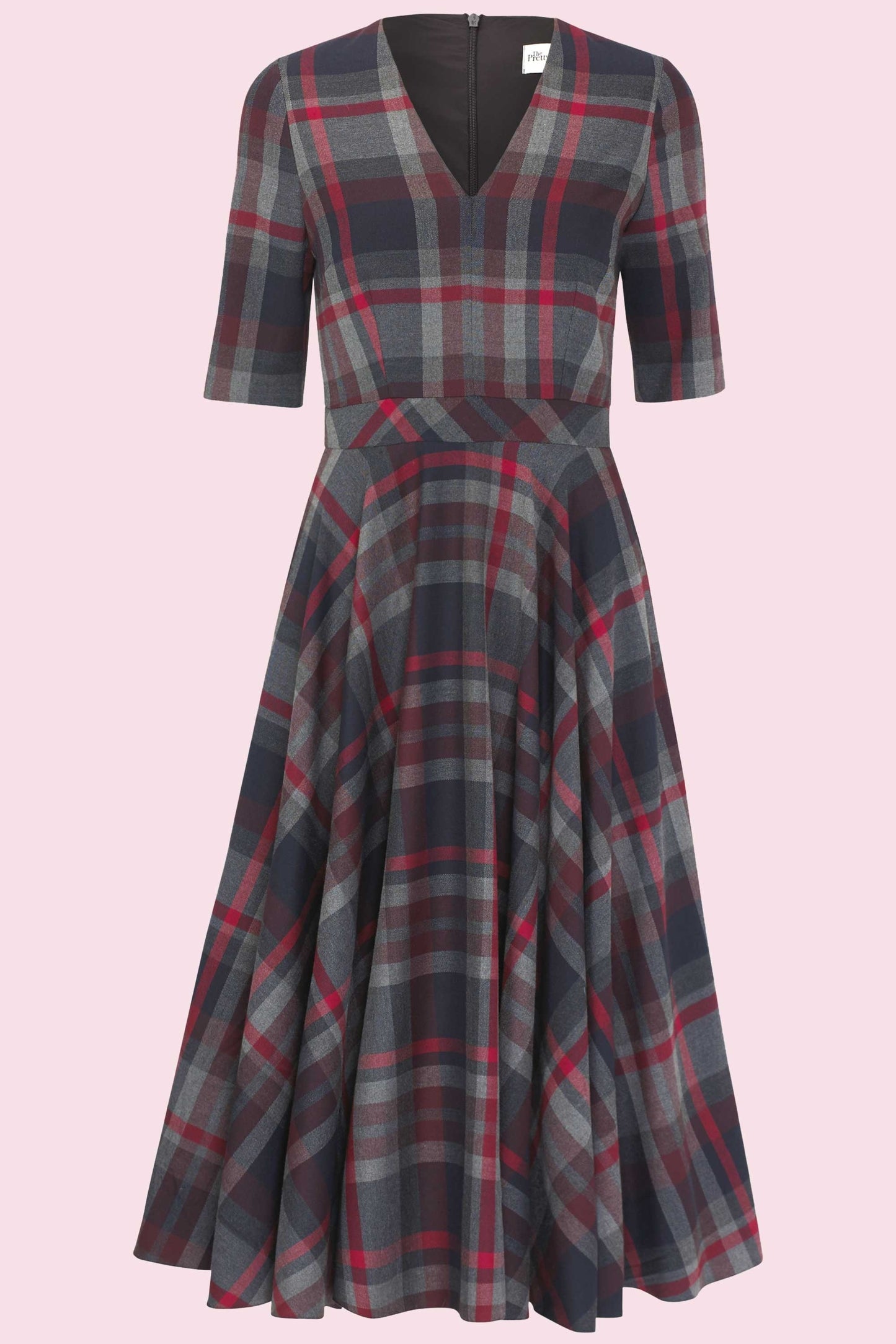 Myla Tartan Midi Dress
