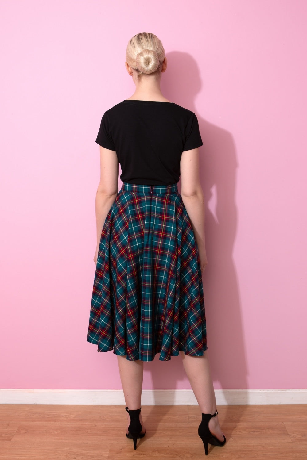 TPDC Tartan Circle Midi Skirt