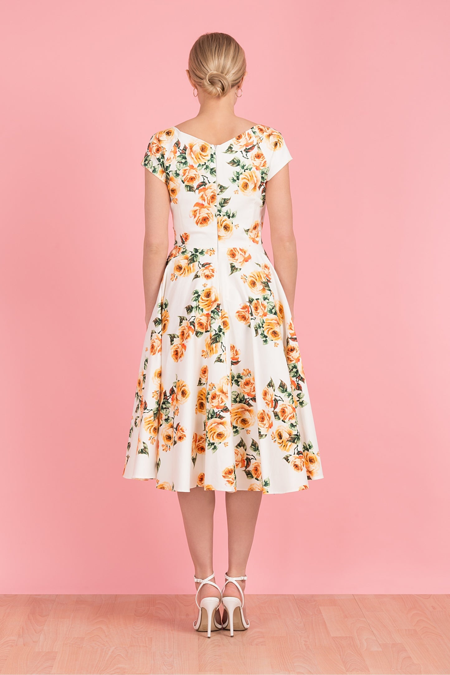 Hourglass Vintage Rose Swing Dress