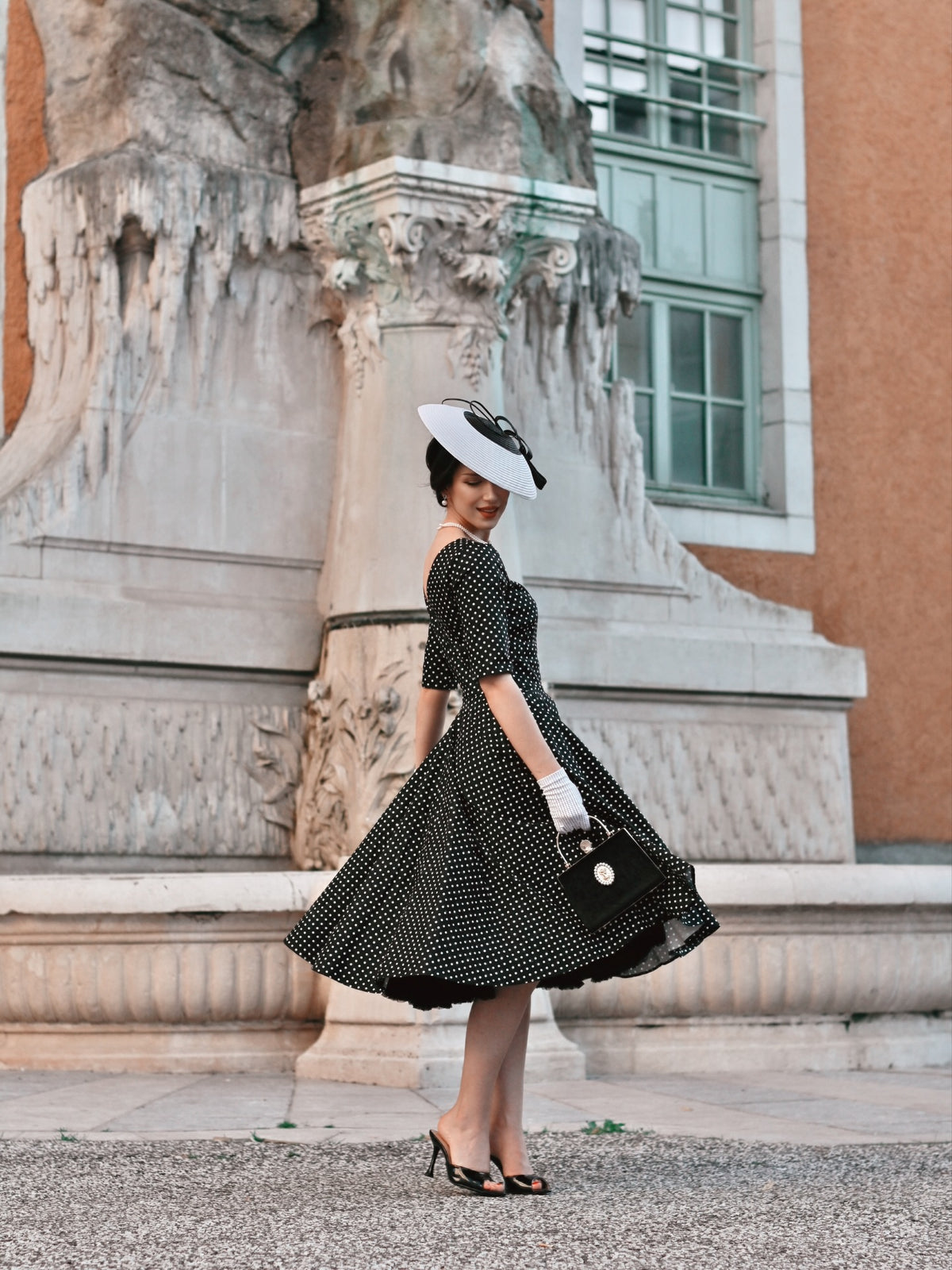 Hepburn in Polka Dot
