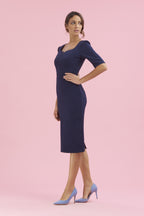 Charlotte Mid Sleeve Pencil Dress