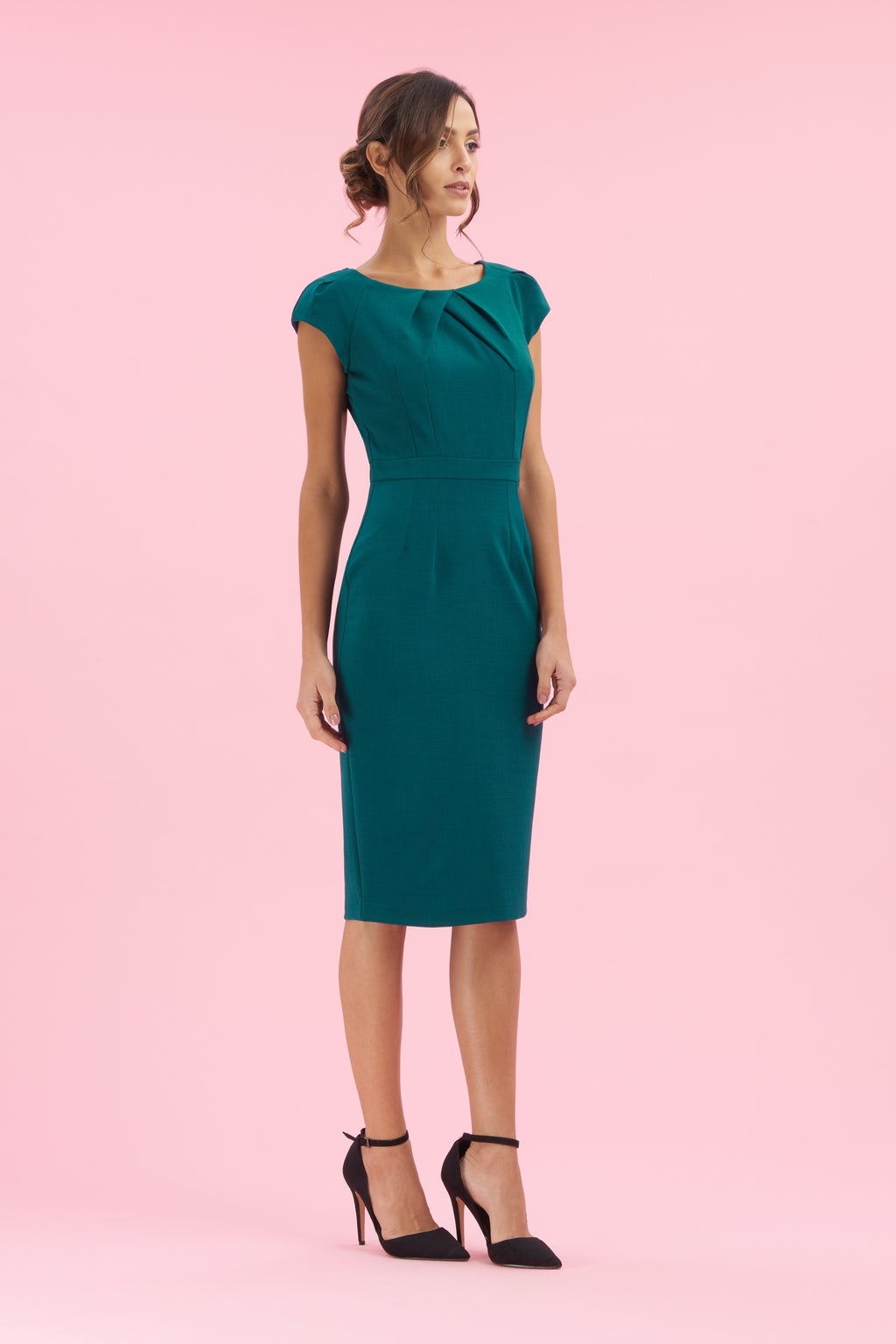 Layla Cap Sleeve Pencil Dress