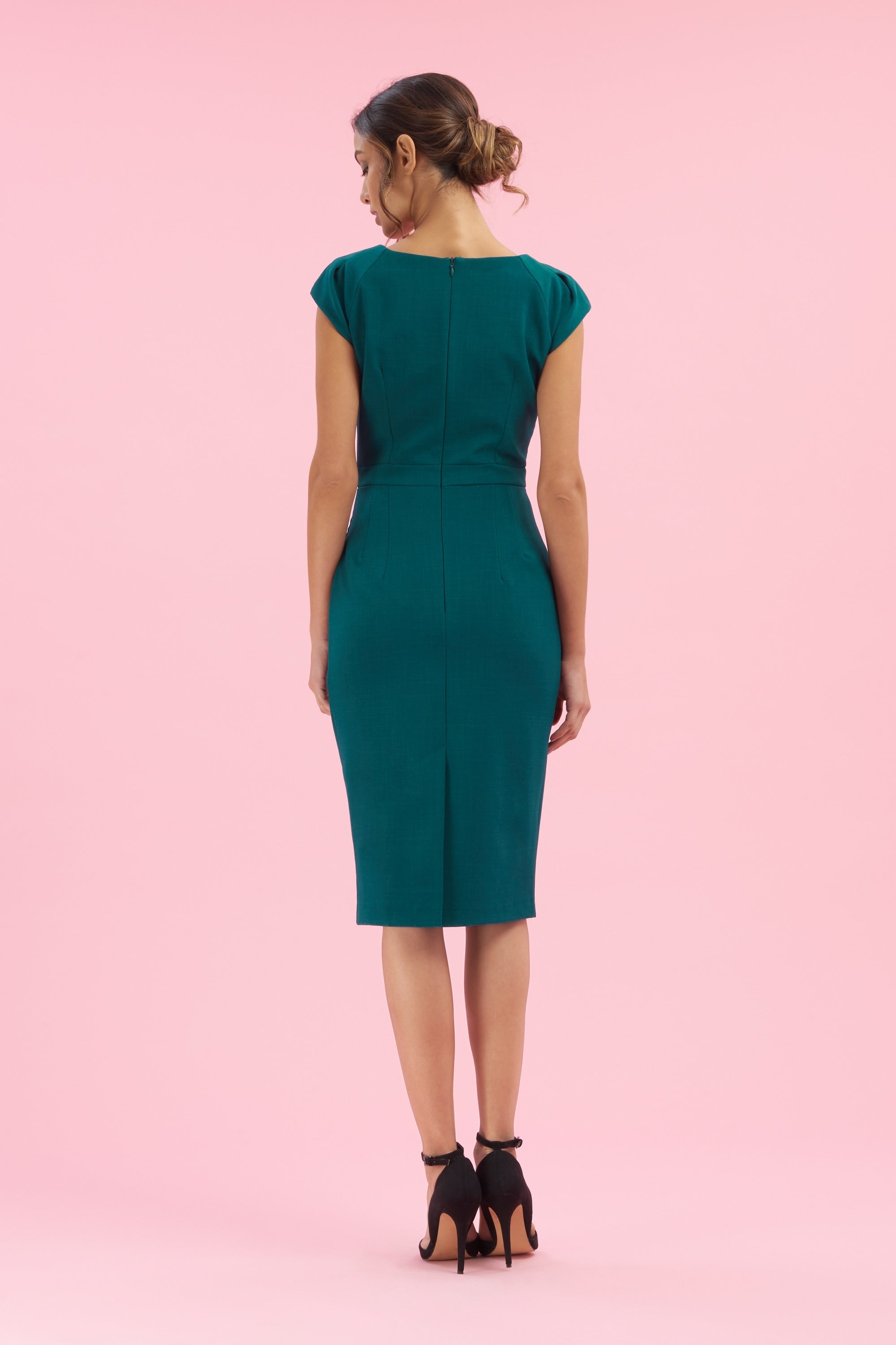 Layla Cap Sleeve Pencil Dress