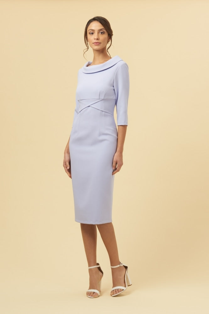 Kennedy Roll Collar Pencil Dress