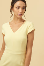 Katya Cap Sleeve Midi Dress
