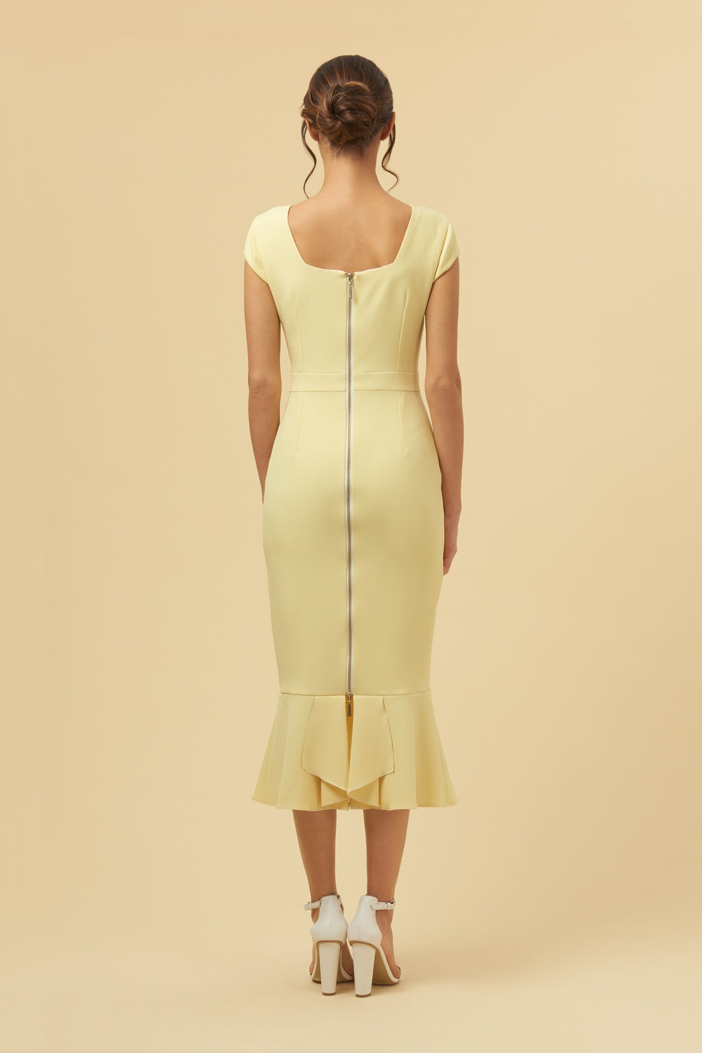 Katya Cap Sleeve Midi Dress