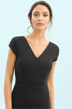 Katya Cap Sleeve Midi Dress