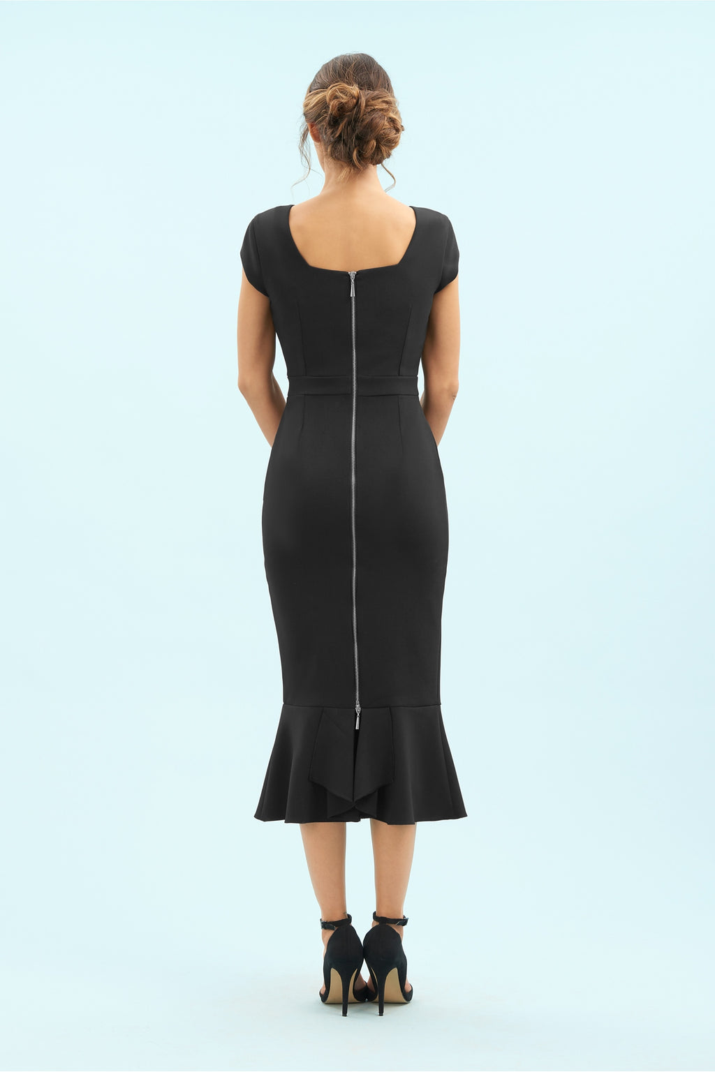 Katya Cap Sleeve Midi Dress