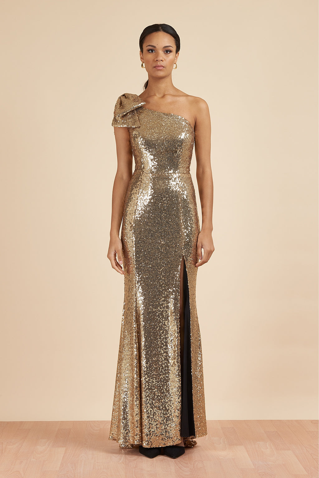 Millie Sequin Bow Gown