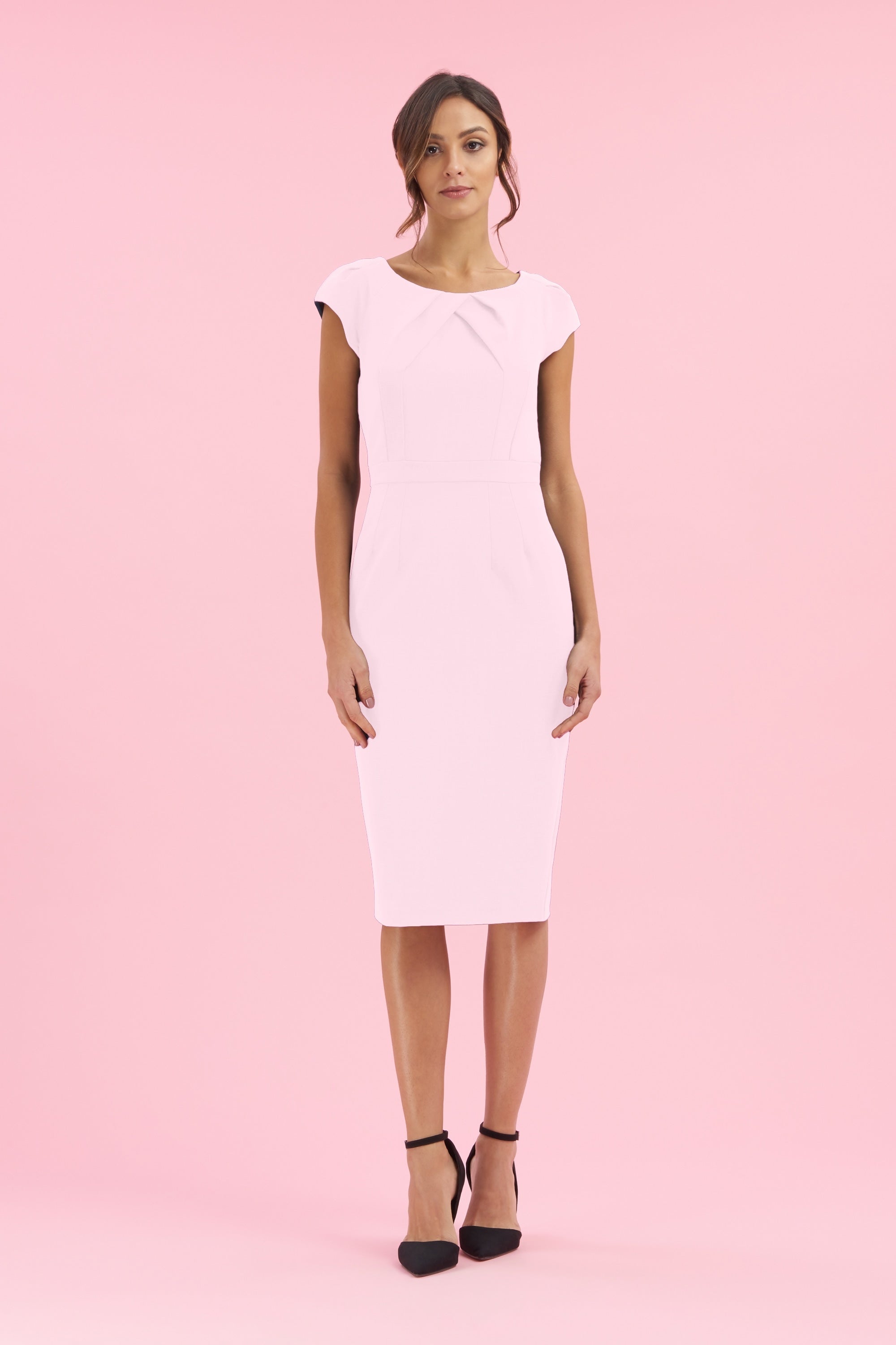 Layla Cap Sleeve Pencil Dress