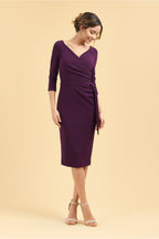Hourglass 3/4 Sleeve Pencil Dress