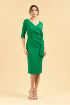 Hourglass 3/4 Sleeve Pencil Dress
