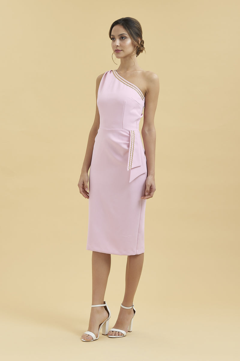Dovima Cybele Pencil Dress - Pale Pink