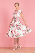 Hourglass VINTAGE Rose Swing Dress
