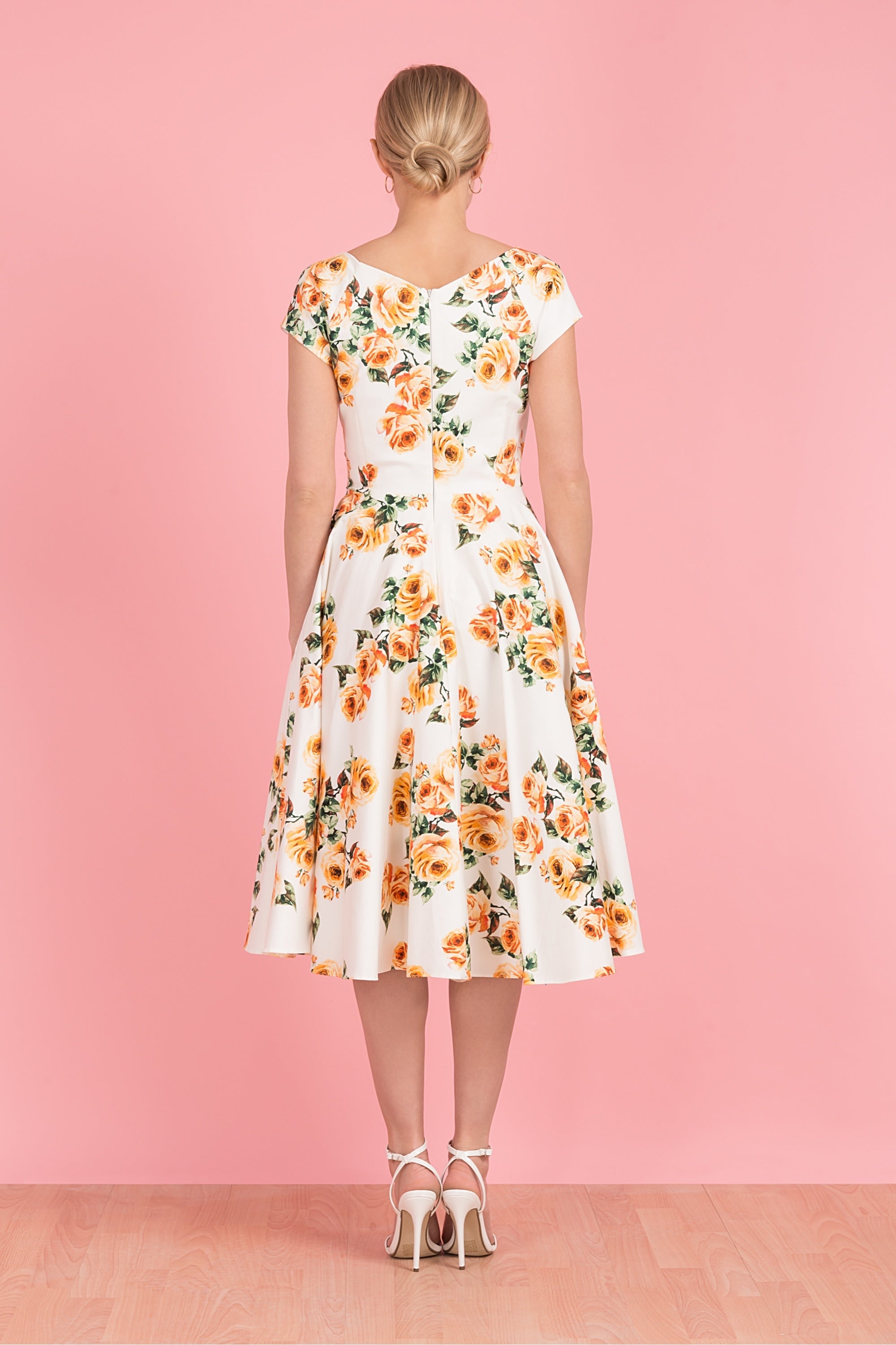 Hourglass VINTAGE Rose Swing Dress