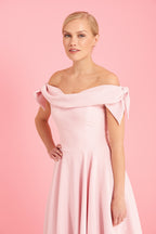 Tilly Off The Shoulder Bow Midi Dress