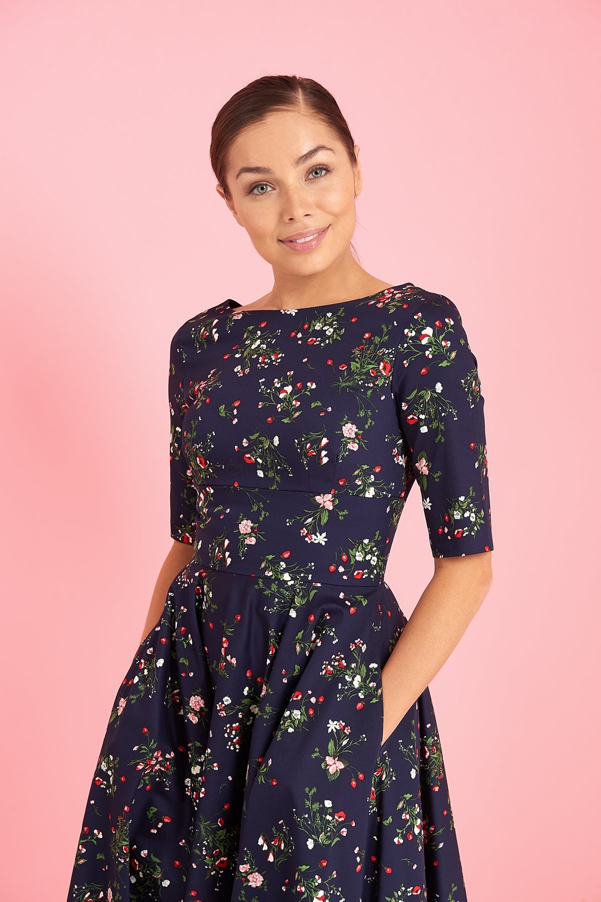 Hepburn Valencia Swing Dress