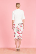 Myla Mid Sleeve Peplum Top