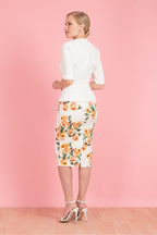 Myla Mid Sleeve Peplum Top