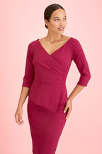 Hourglass Peplum Dress