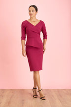 Hourglass Peplum Dress