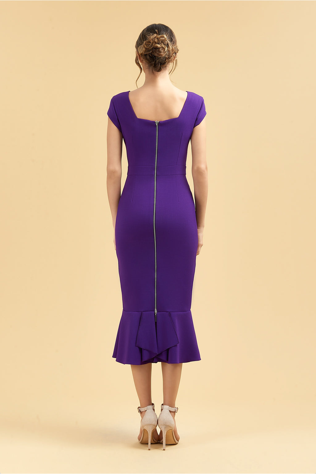 Katya Cap Sleeve Midi Dress