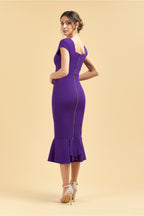 Katya Cap Sleeve Midi Dress