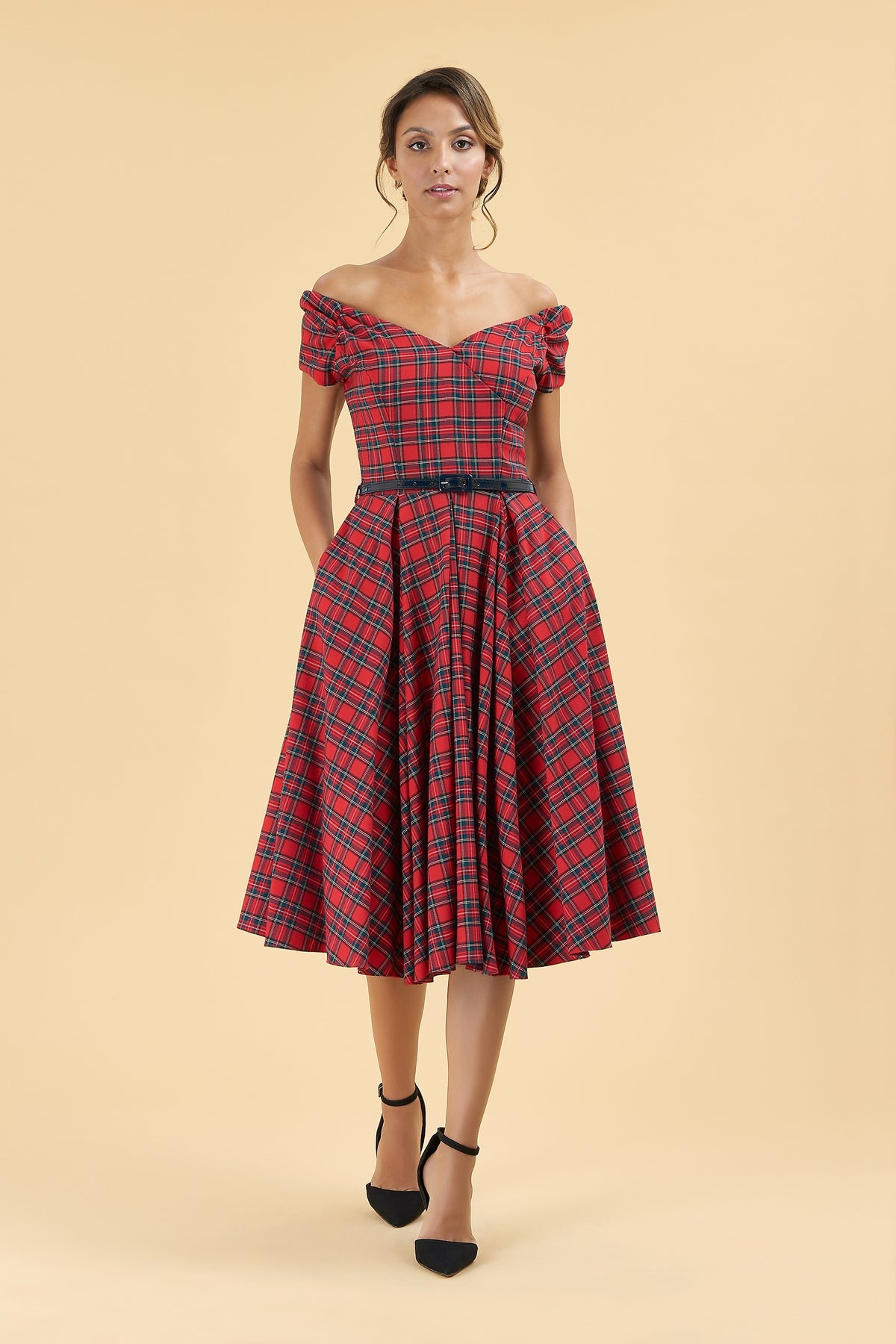 Fatale Tartan Prom Dress