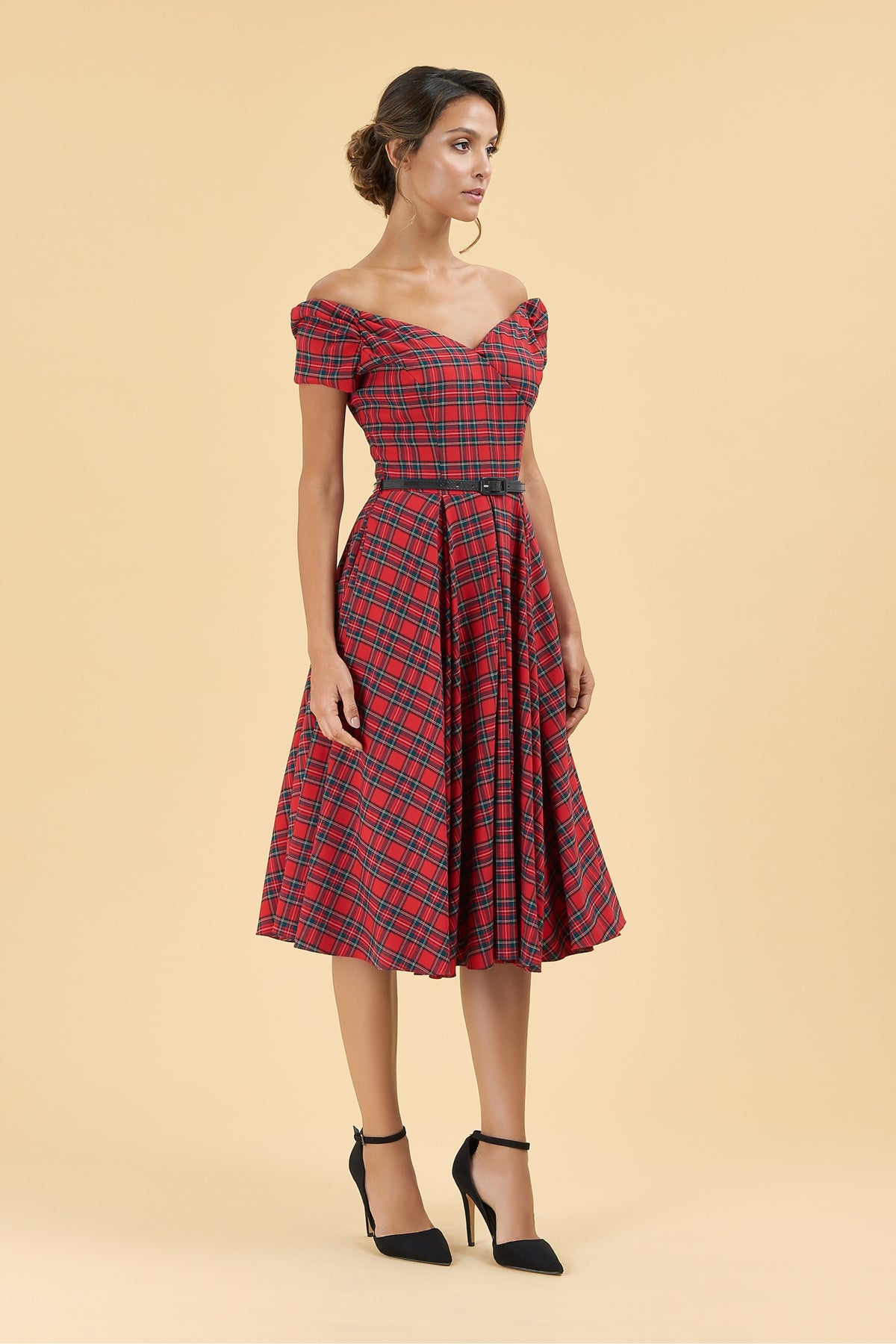 Fatale Tartan Prom Dress