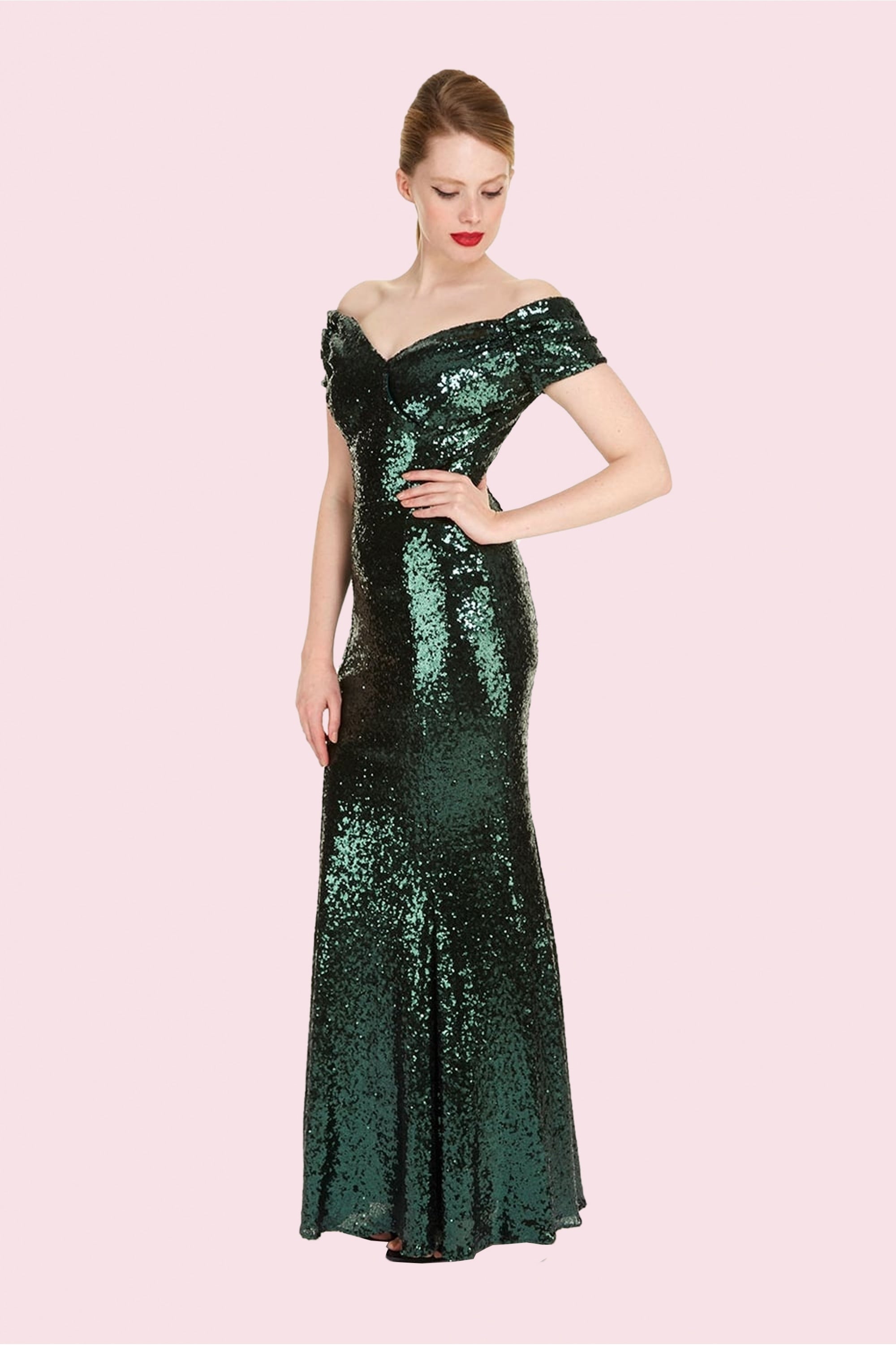 Fatale Sequin Gown