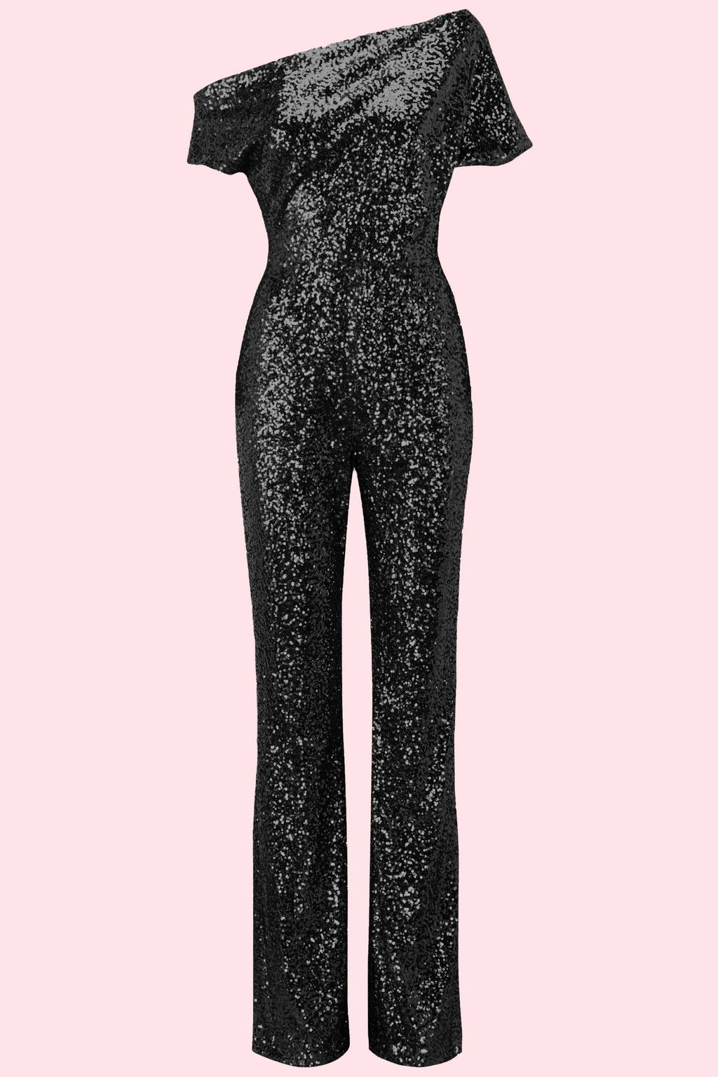 Eva Off Shoulder Sequin Jumpsuit