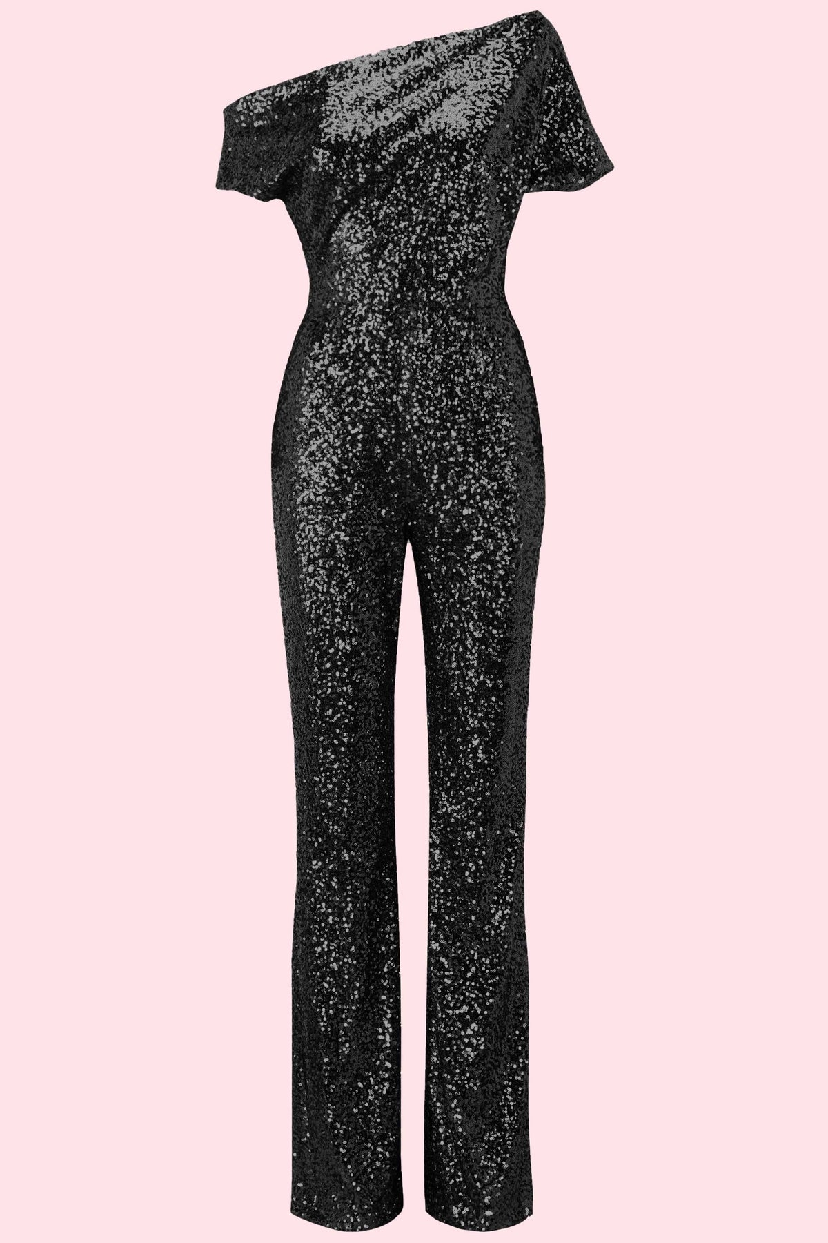 Eva Off Shoulder Sequin Jumpsuit