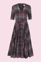 Myla Tartan Midi Dress
