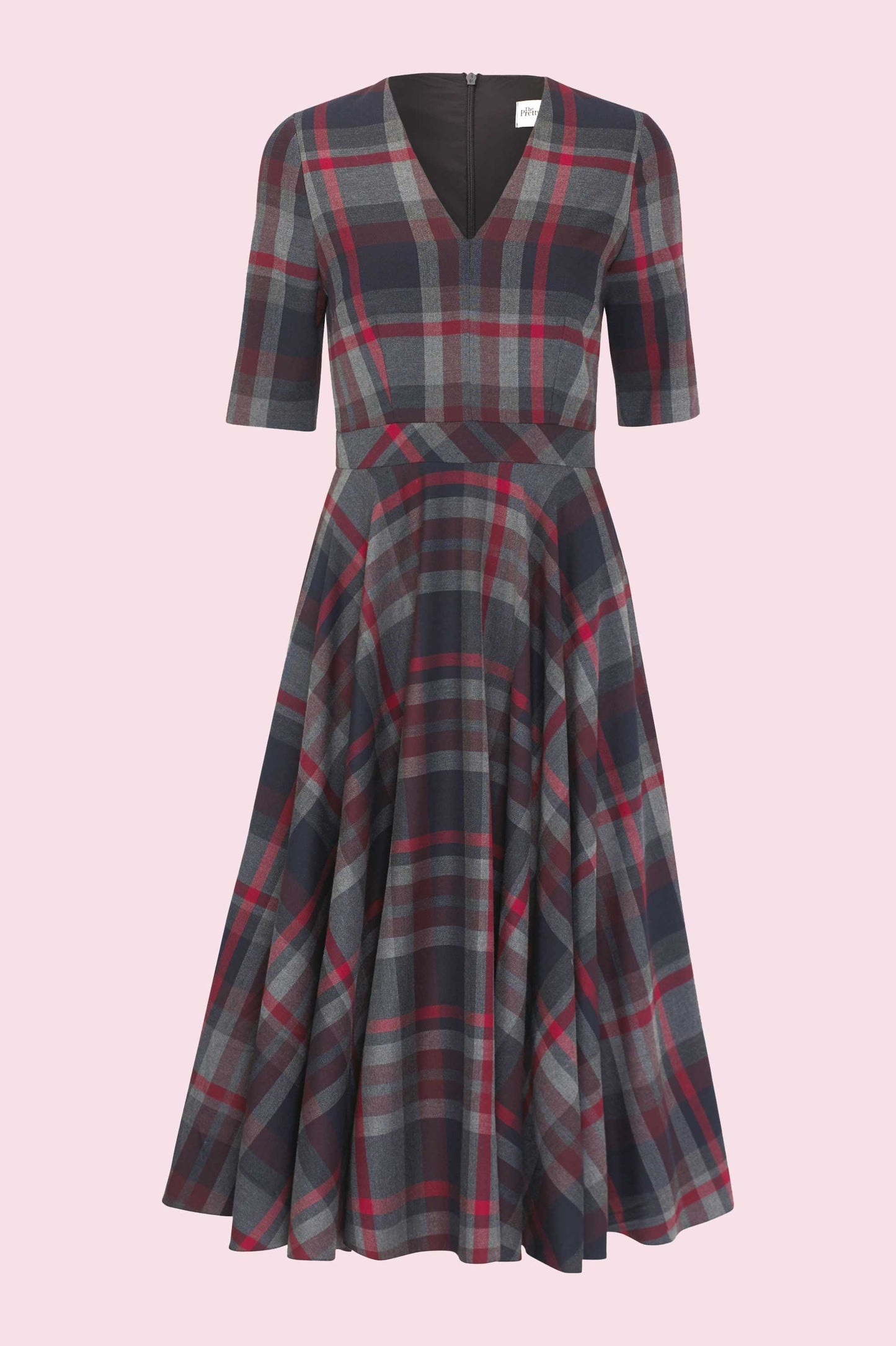 Myla Tartan Midi Dress