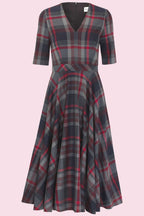 Myla Tartan Midi Dress