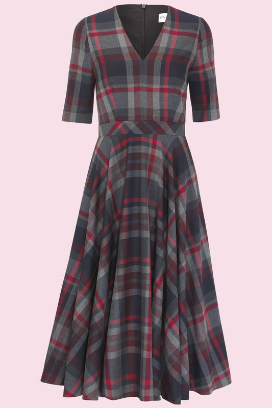Myla Tartan Midi Dress