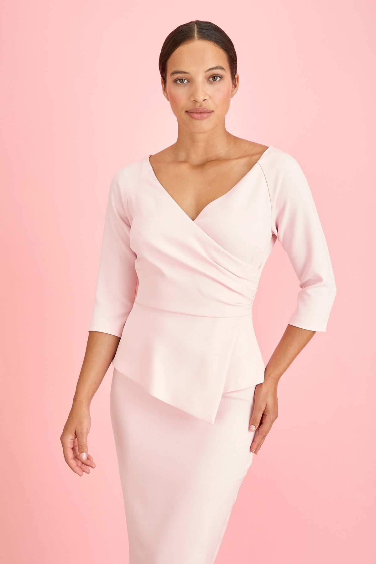 Hourglass Peplum Dress