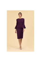 Gia Oversized Fluted Sleeve Pencil Dress