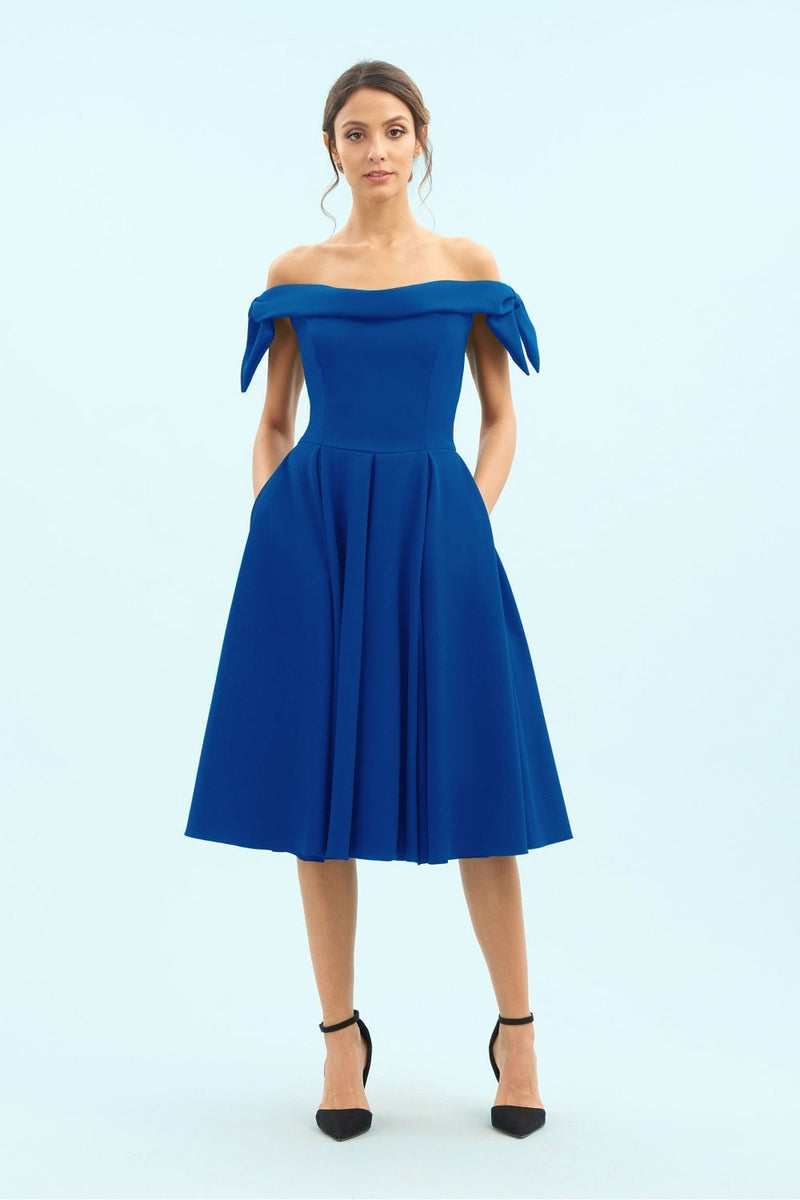 Tilly Prom Dress - Cobalt