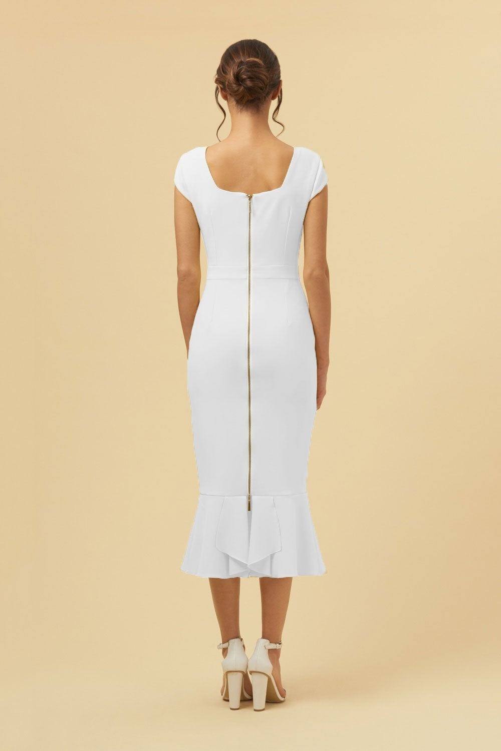 Katya Cap Sleeve Midi Dress