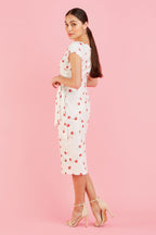 Hourglass Cherry Pencil Dress