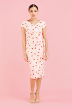 Hourglass Cherry Pencil Dress