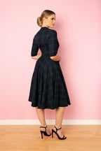 Leyla Tartan Midi Dress