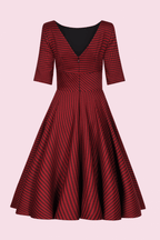 Hepburn Dogtooth Midi Dress