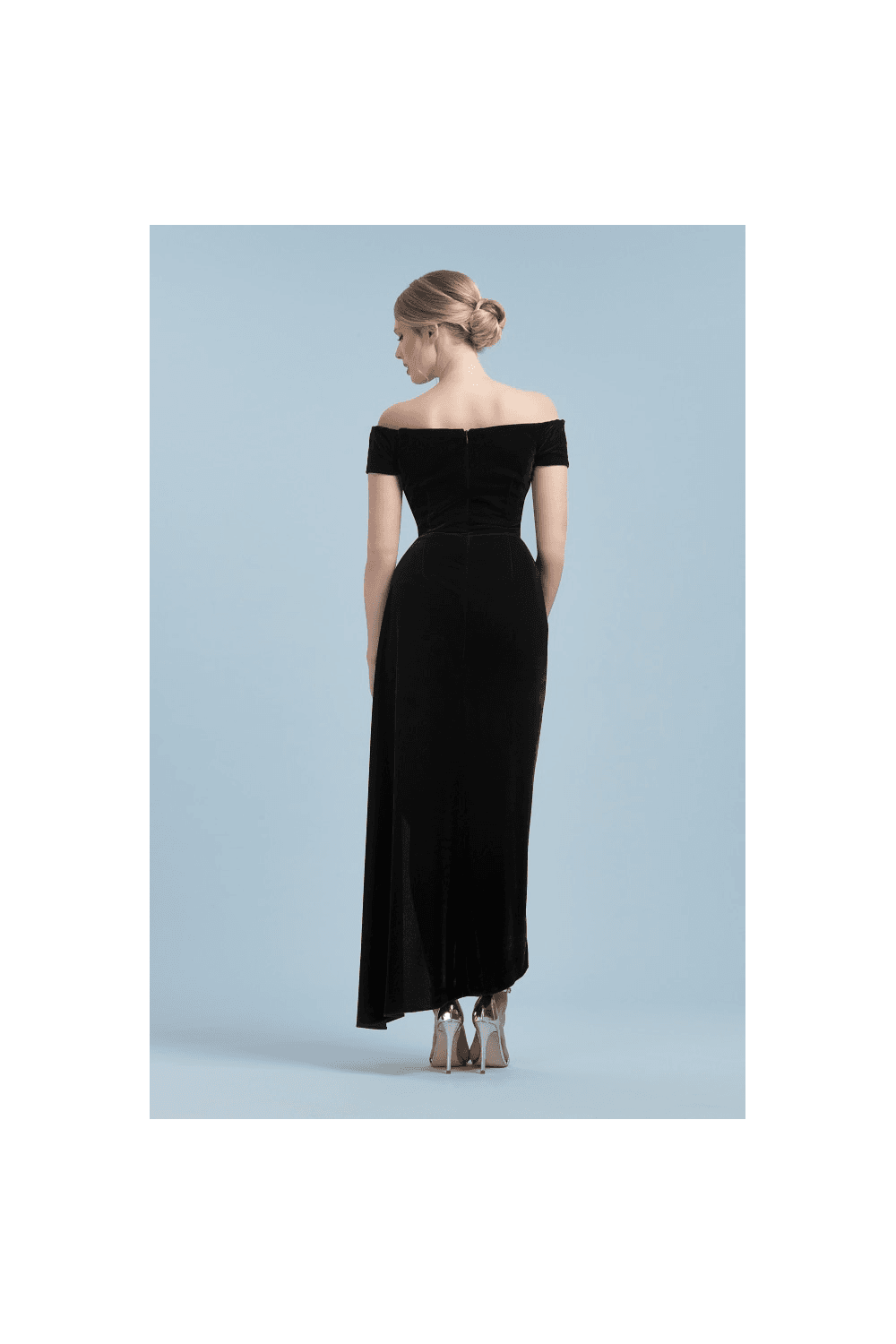 Temptress Black Velvet Gown