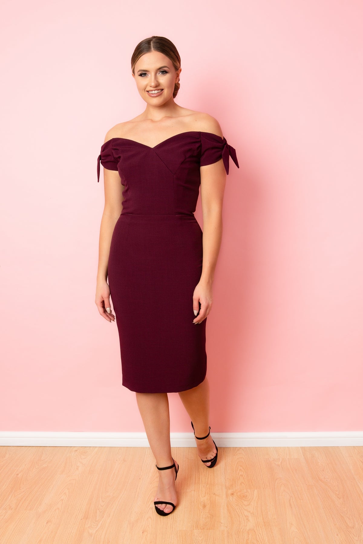 Fatale Bow Pencil Dress