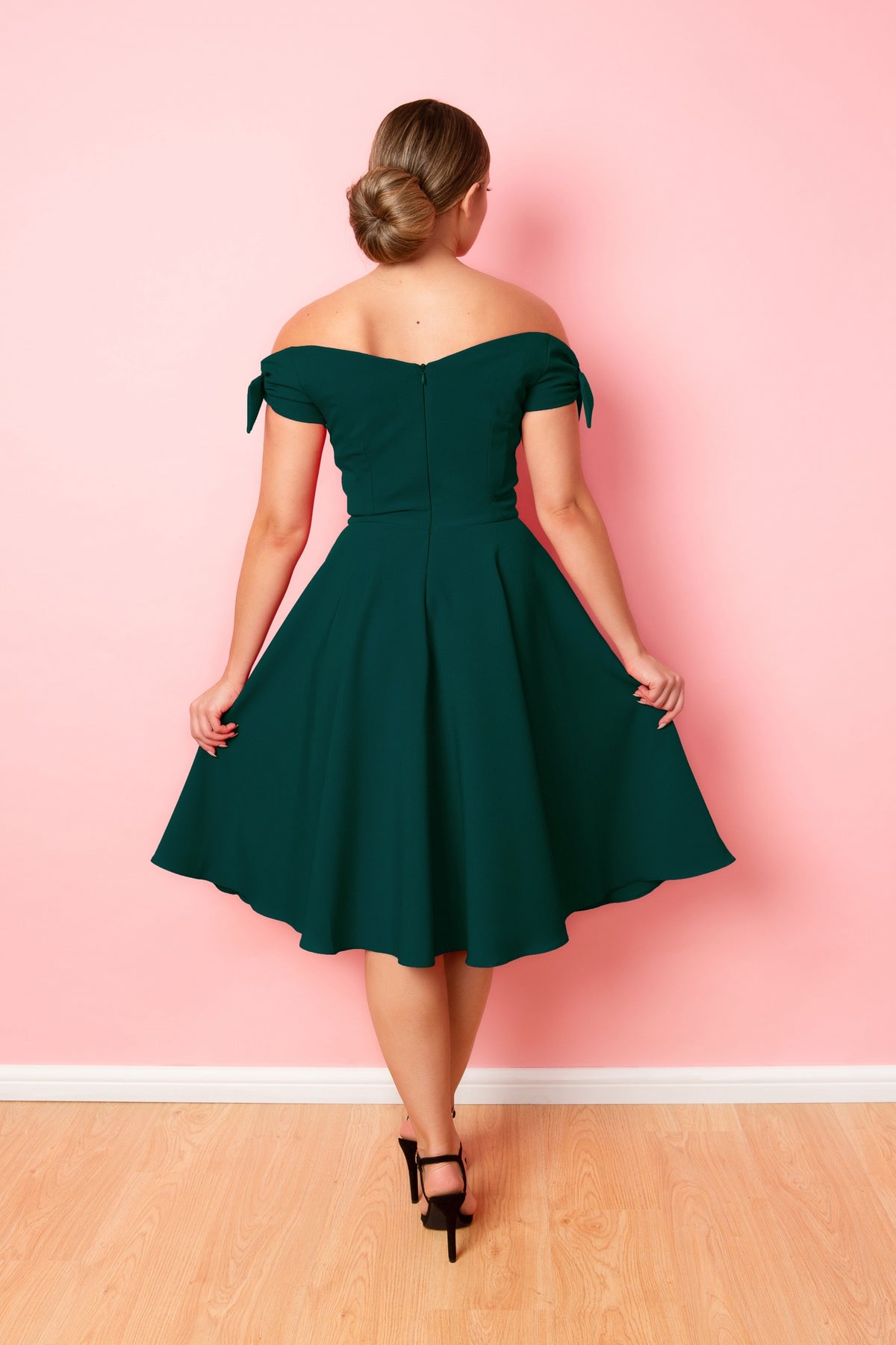 Fatale Bow Midi Dress
