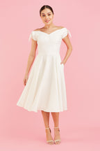 Fatale Bow Midi Dress