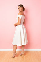 Fatale Bow Midi Dress