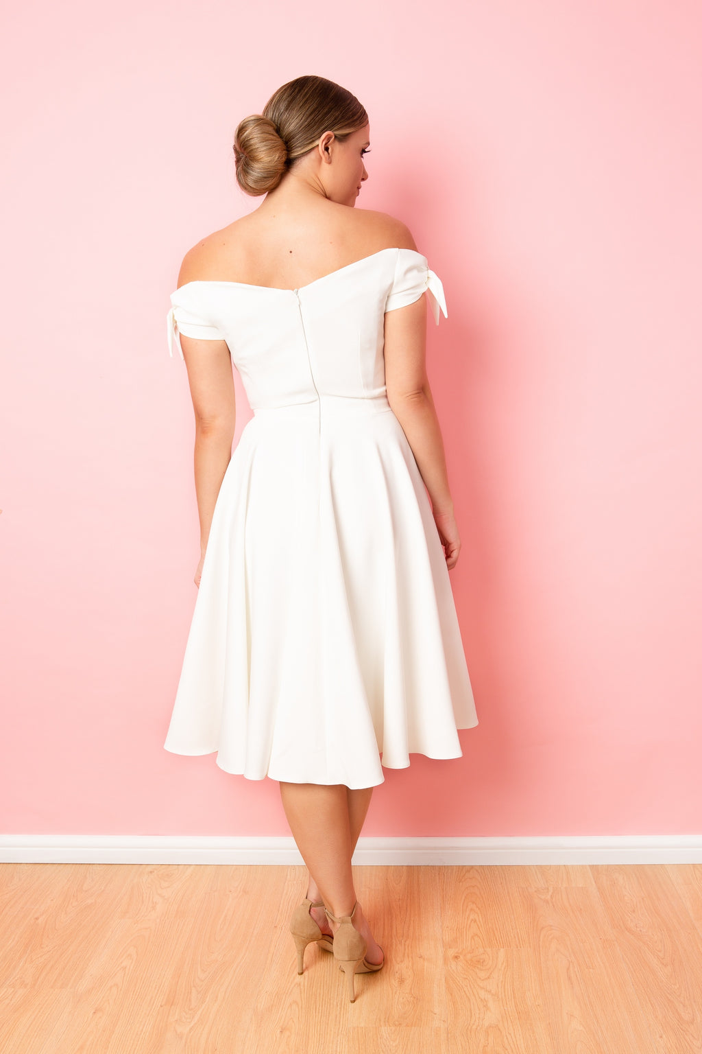 Fatale Bow Midi Dress